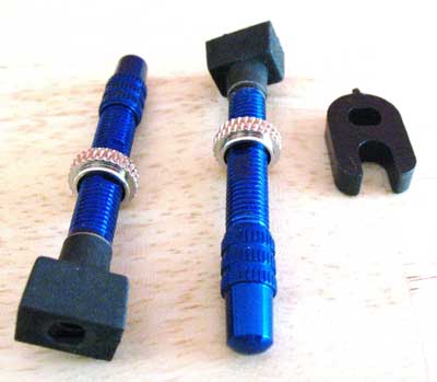 ALLOY VALVES FOR TUBELESS RIM blue (image for) ALLOY VALVES FOR TUBELESS RIM blue