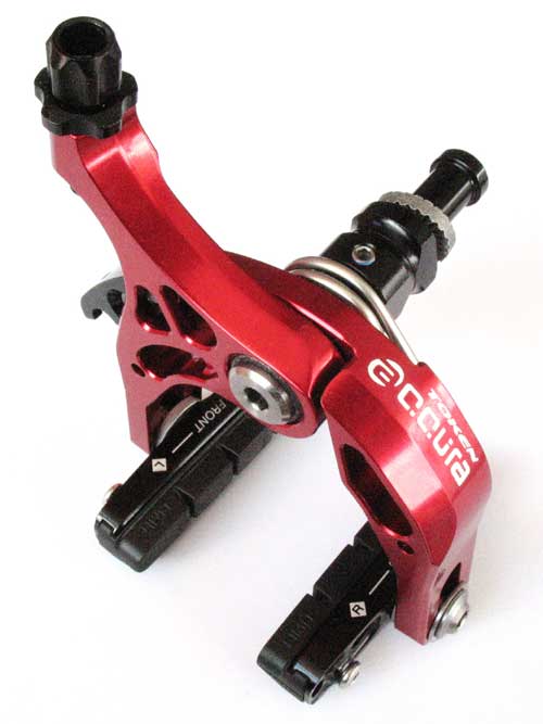 ACCURA CNC ALLOY Ti CALIPER BRAKES red (image for) ACCURA CNC ALLOY Ti CALIPER BRAKES red