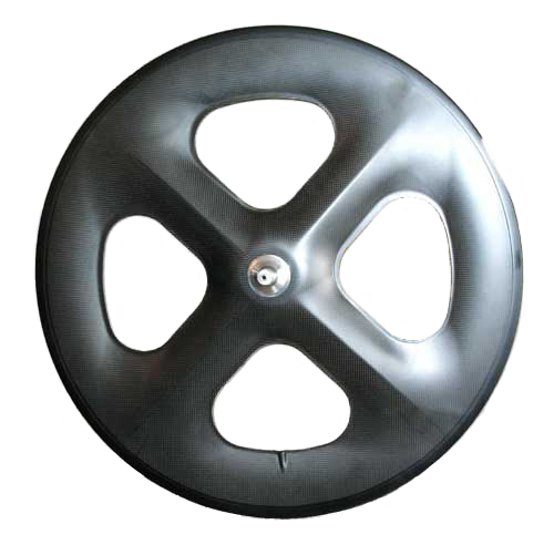 CARBON TUBULAR FOUR SPOKE front (image for) CARBON TUBULAR FOUR SPOKE front