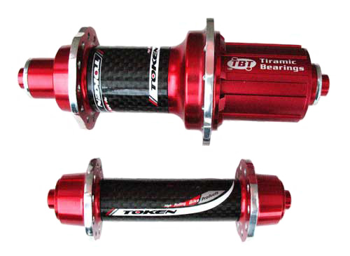 CARBON ALLOY HUBSET ROAD 520 red (image for) CARBON ALLOY HUBSET ROAD 520 red