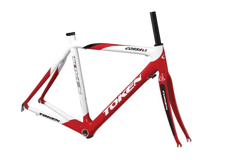 CORSA 2 CARBON FRAMESET 56 red (image for) CORSA 2 CARBON FRAMESET 56 red