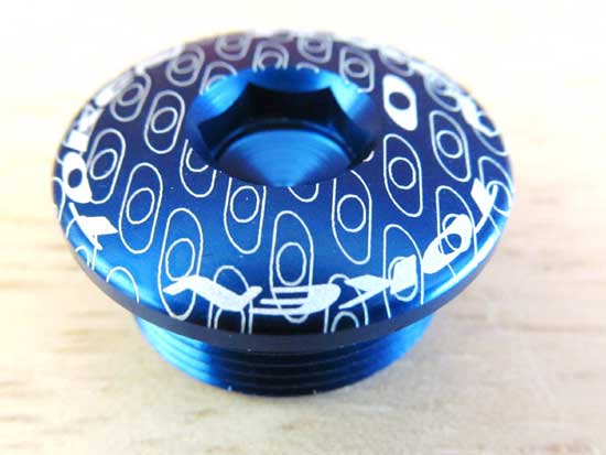 SHIMANO CRANK BOLT blue (image for) SHIMANO CRANK BOLT blue