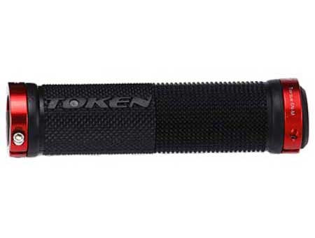 DOUBLE LOCK GEL GRIPS red (image for) DOUBLE LOCK GEL GRIPS red