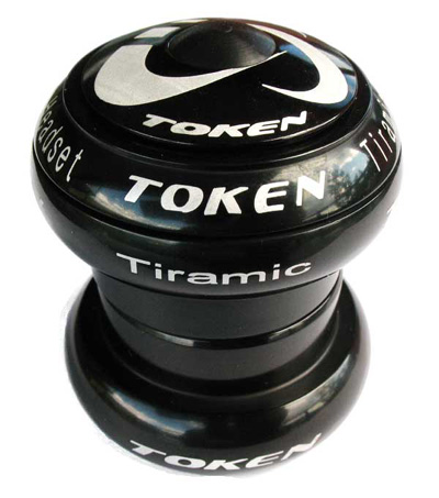 TIRAMIC 1 1/8" THREADLESS HEADSET black (image for) TIRAMIC 1 1/8" THREADLESS HEADSET black