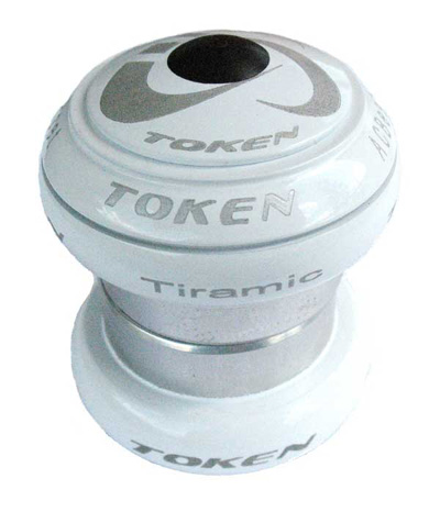 TIRAMIC 1 1/8" THREADLESS HEADSET white (image for) TIRAMIC 1 1/8" THREADLESS HEADSET white