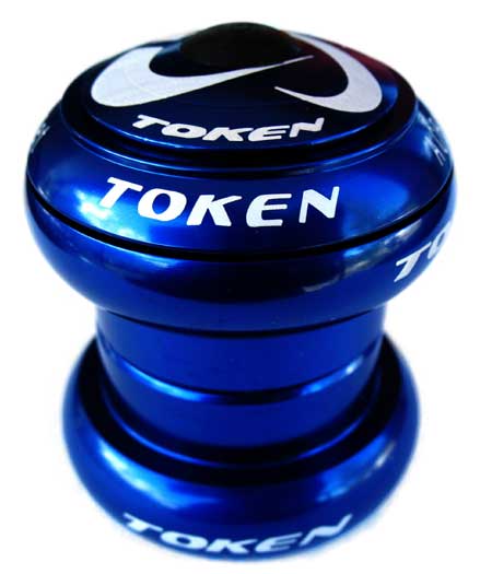 ALLOY 1 1/8" THREADLESS HEADSET blue (image for) ALLOY 1 1/8" THREADLESS HEADSET blue