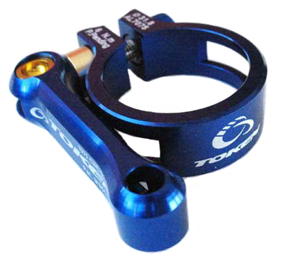 MTB SEAT CLAMP 34.9 blue (image for) MTB SEAT CLAMP 34.9 blue