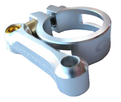 MTB SEAT CLAMP 34.9 silver (image for) MTB SEAT CLAMP 34.9 silver