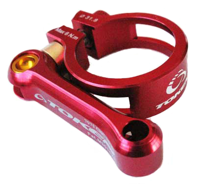 MTB SEAT CLAMP 34.9 red (image for) MTB SEAT CLAMP 34.9 red