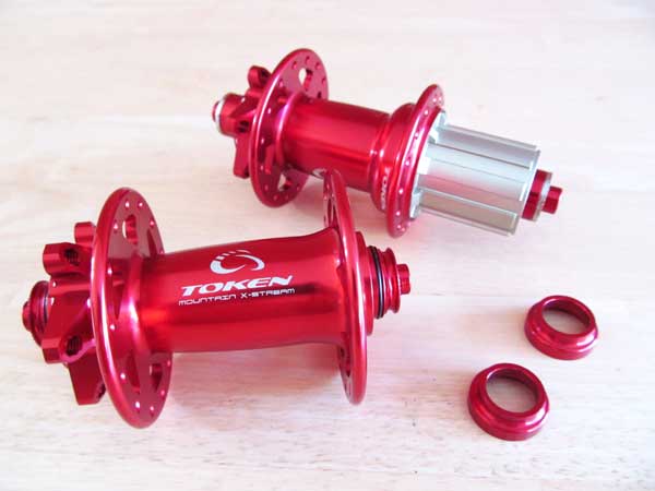 MTX ALLOY DUPLEX MTB HUBS 28/32H RED (image for) MTX ALLOY DUPLEX MTB HUBS 28/32H RED