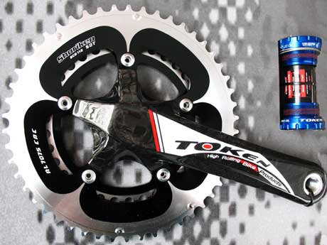 HOLLOW ARM CARBON CRANKSET C172.5 (image for) HOLLOW ARM CARBON CRANKSET C172.5