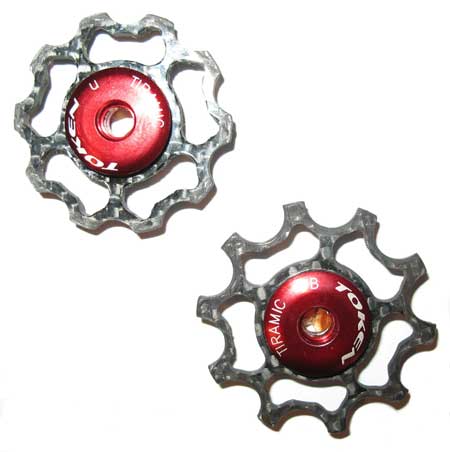 REAR DERAILLEUR CARBON PULLEYS C (image for) REAR DERAILLEUR CARBON PULLEYS C