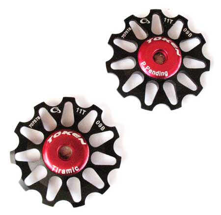 REAR DERAILLEUR PULLEY SET black S (image for) REAR DERAILLEUR PULLEY SET black S
