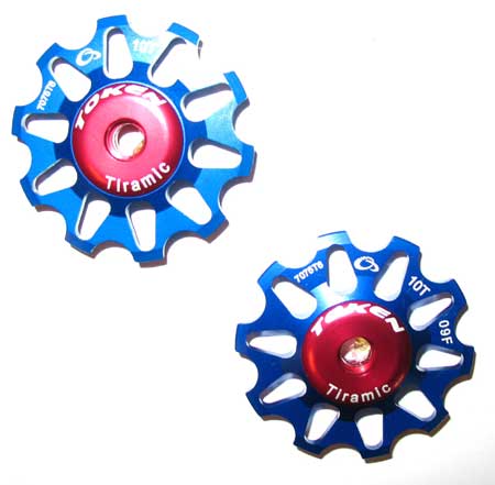 REAR DERAILLEUR PULLEY SET blue C (image for) REAR DERAILLEUR PULLEY SET blue C