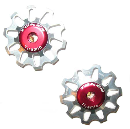REAR DERAILLEUR PULLEY SET silver C (image for) REAR DERAILLEUR PULLEY SET silver C
