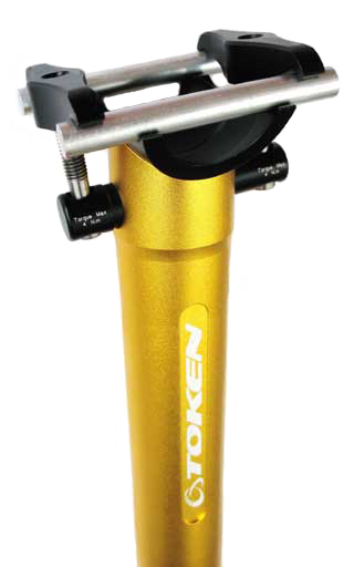 PYRO SEAT POST 27.2 gold (image for) PYRO SEAT POST 27.2 gold