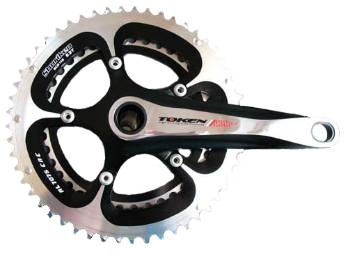 ALLOY INTEGRATED CRANKSET 170-53/39 (image for) ALLOY INTEGRATED CRANKSET 170-53/39