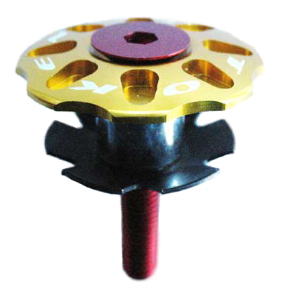 TOP CAP SET 1 1/8" gold (image for) TOP CAP SET 1 1/8" gold